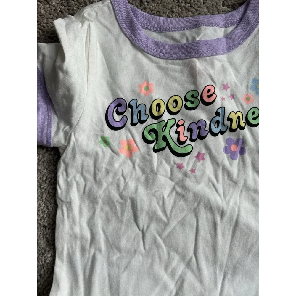 Fashion Girls Choose Kindness Top & Leggings Set Size 7-8Y Cotton